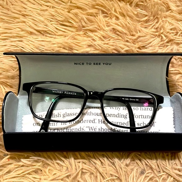 Warby Parker Crane Frames in Black Matte Eclipse - Picture 1 of 4